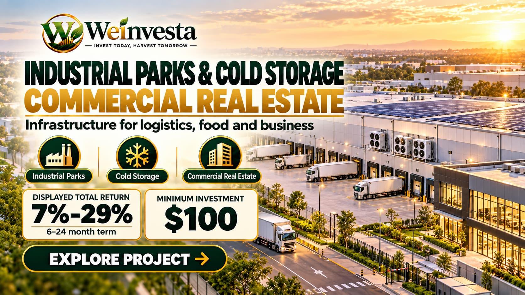 Industrial Parks & Cold Storage Investment Project | Weinvesta