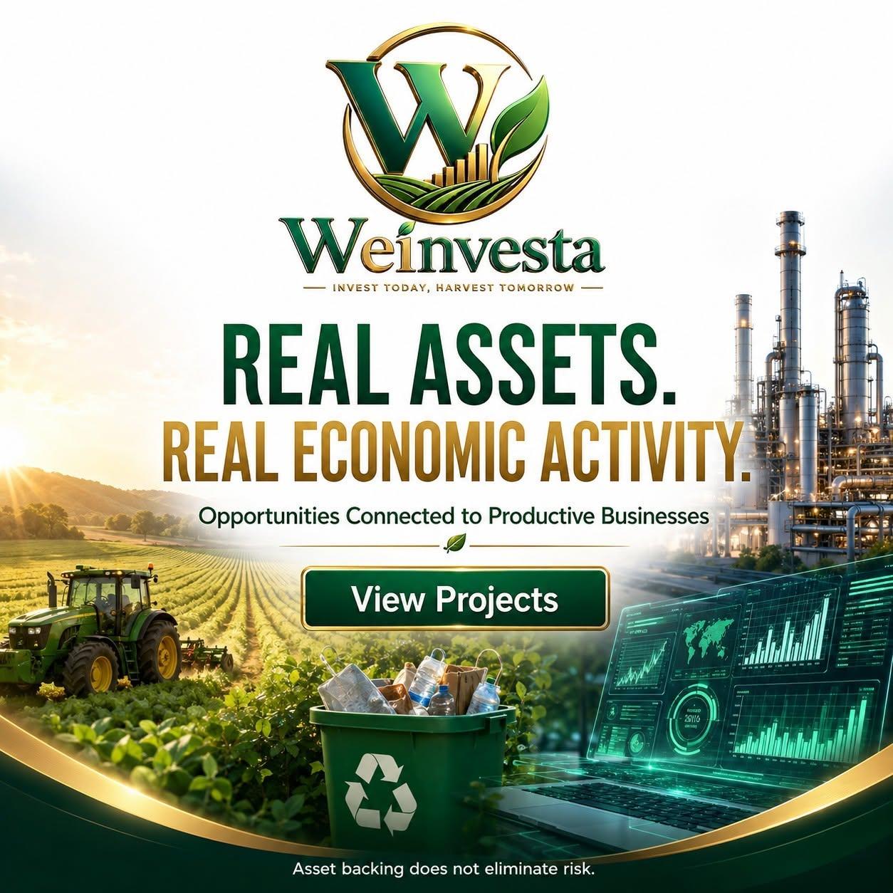 Real Assets, Real Economic Activity: How to Explore WeInvesta Projects