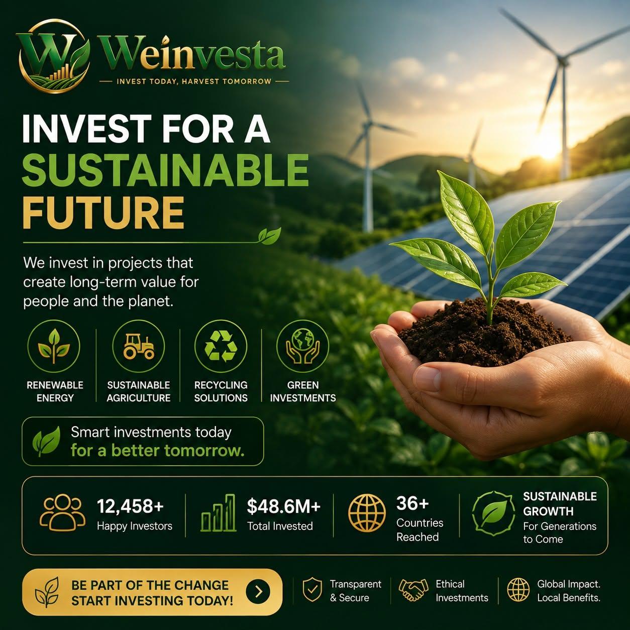 Invest for a Sustainable Future: Agriculture, Recycling and Bio-Energy