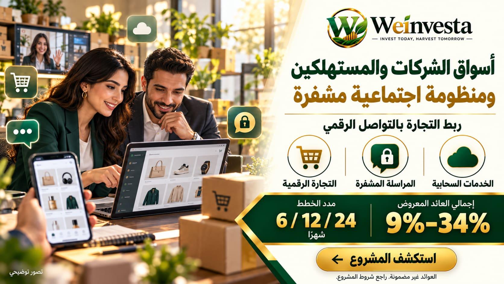 الاستثمار في الأسواق الرقمية والمنظومة الاجتماعية | Weinvesta